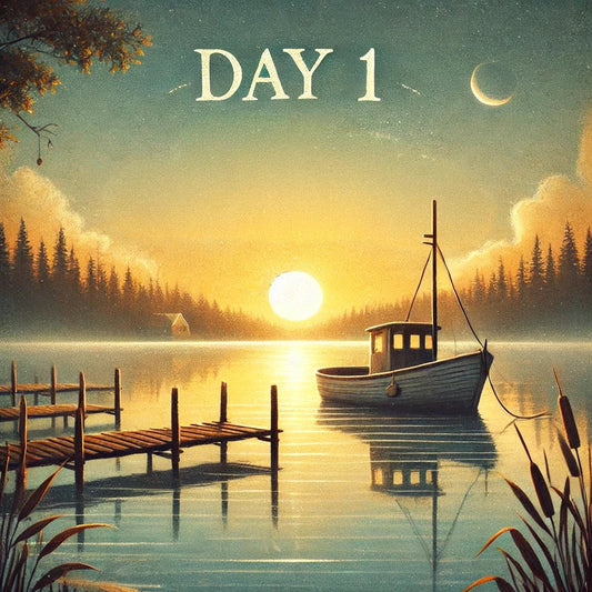 boat in a harbor sitting empty