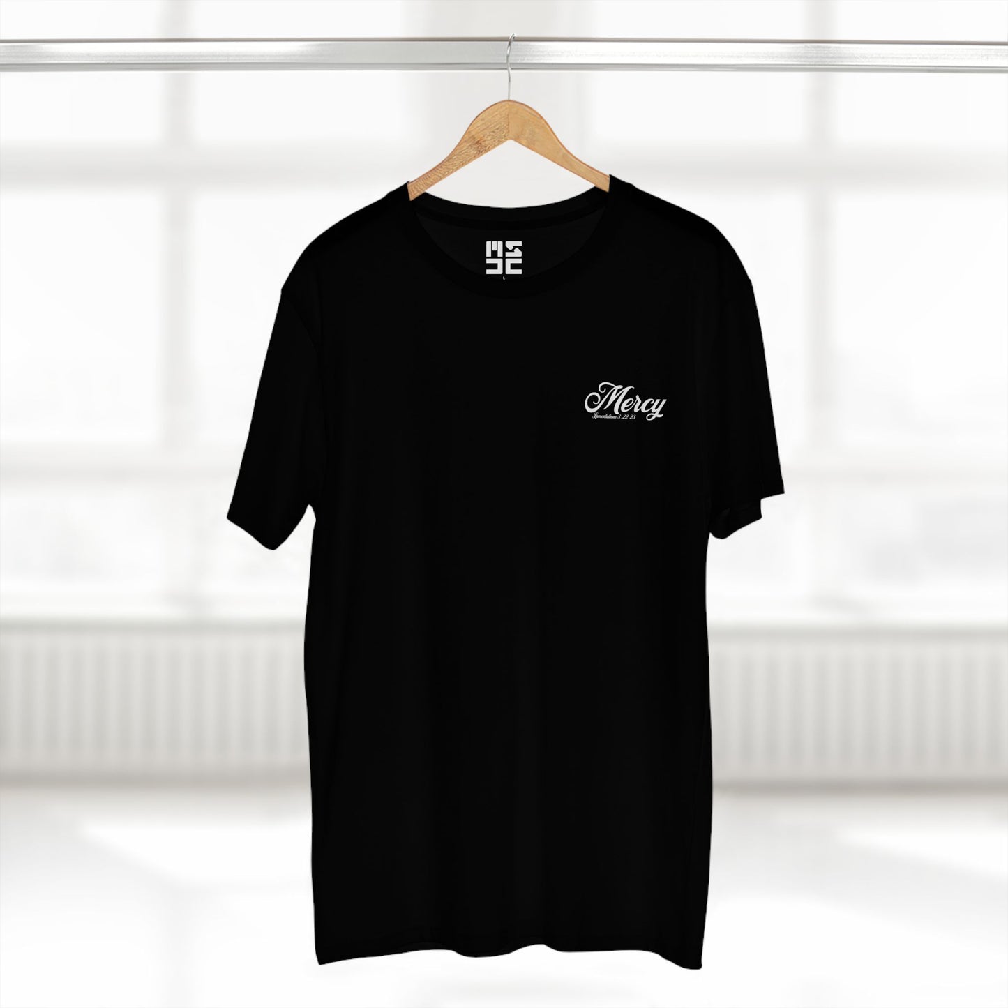 "Mercy" Christian T-Shirt – Lamentations 3:22–23 | New Every Morning