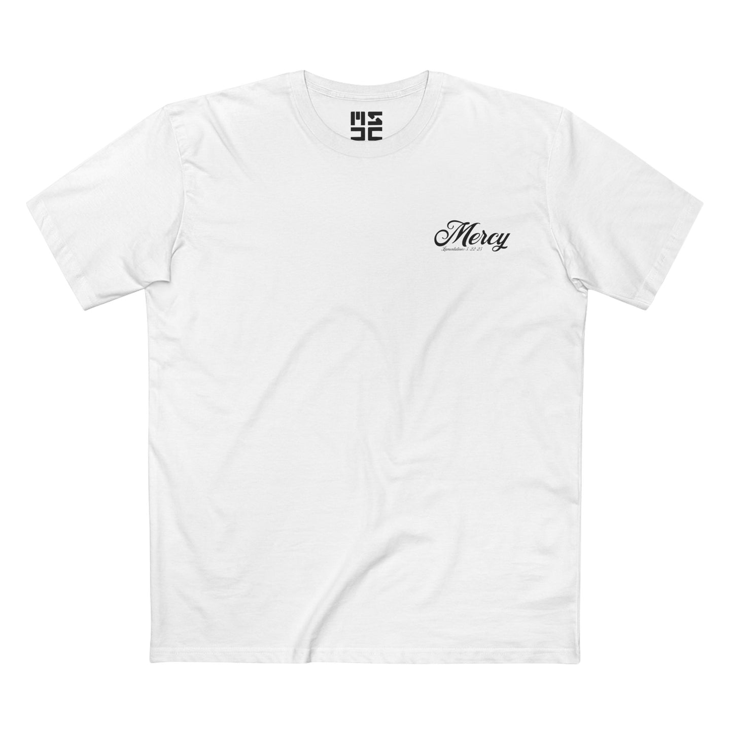 "Mercy" Christian T-Shirt – Lamentations 3:22–23 | New Every Morning