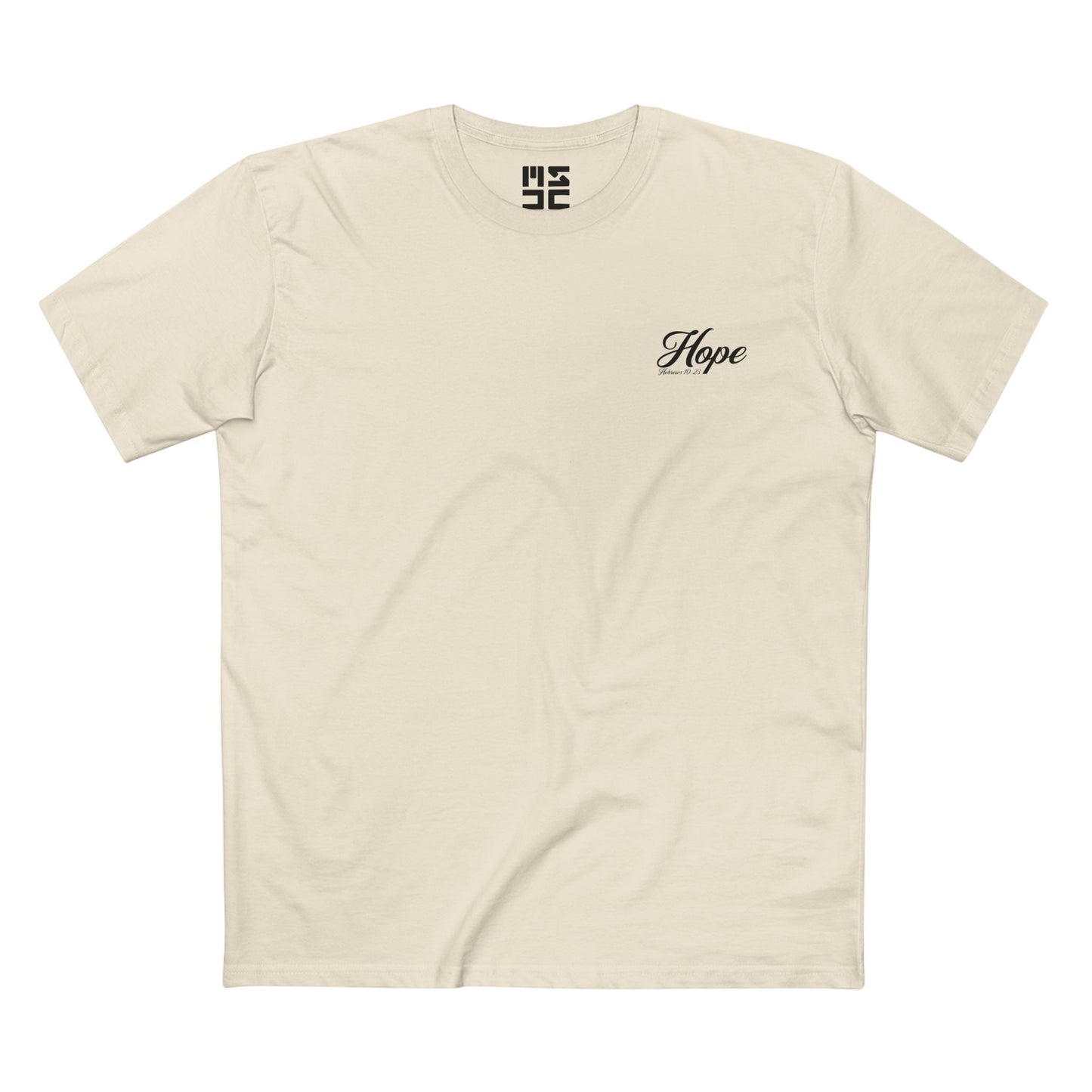 "Hope" Christian T-Shirt – Hebrews 10:23 | Faith-Based Apparel