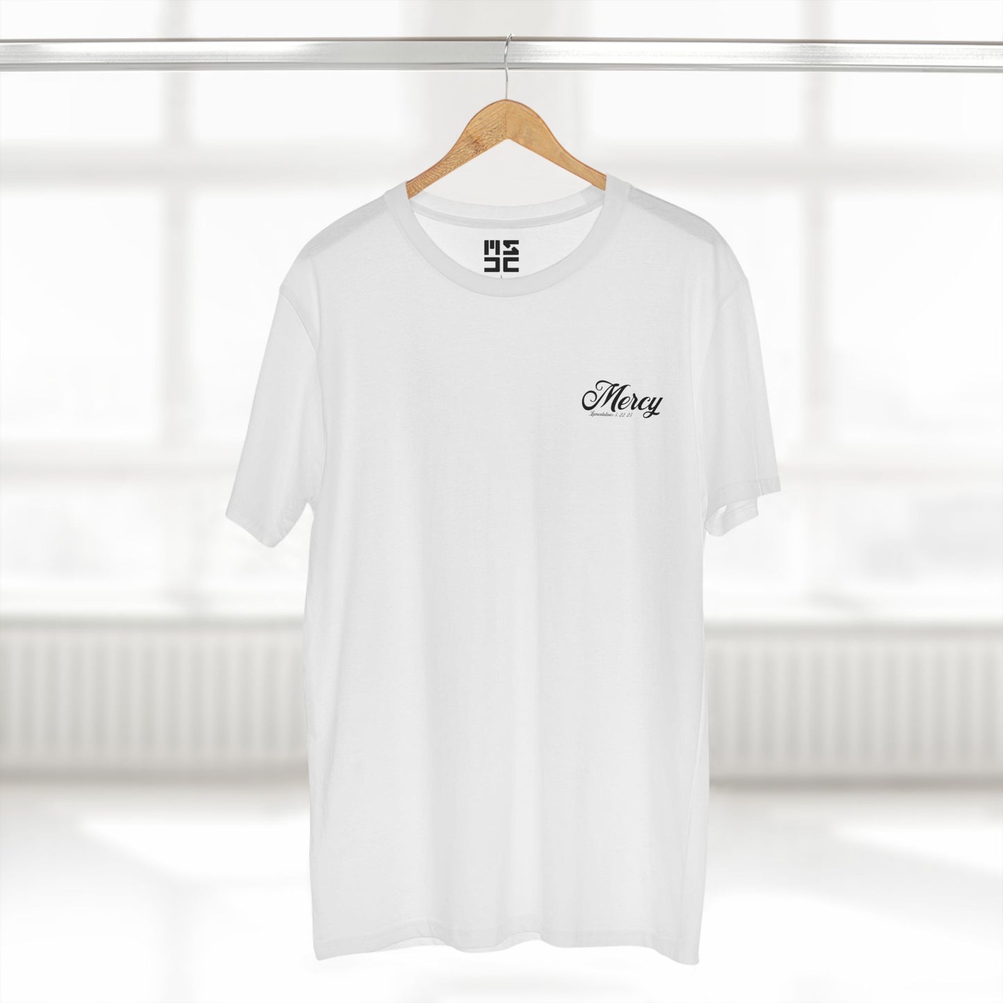 "Mercy" Christian T-Shirt – Lamentations 3:22–23 | New Every Morning