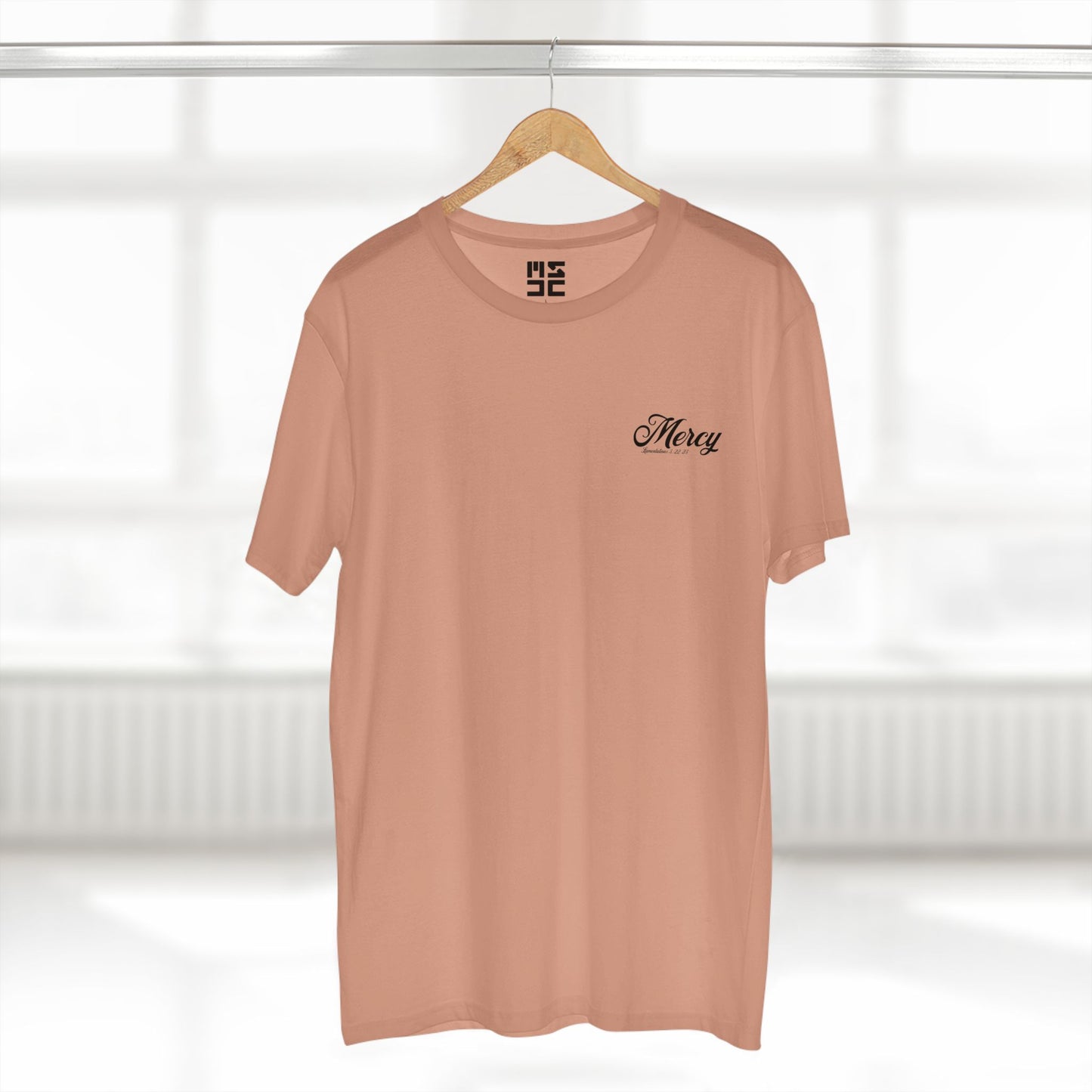 "Mercy" Christian T-Shirt – Lamentations 3:22–23 | New Every Morning