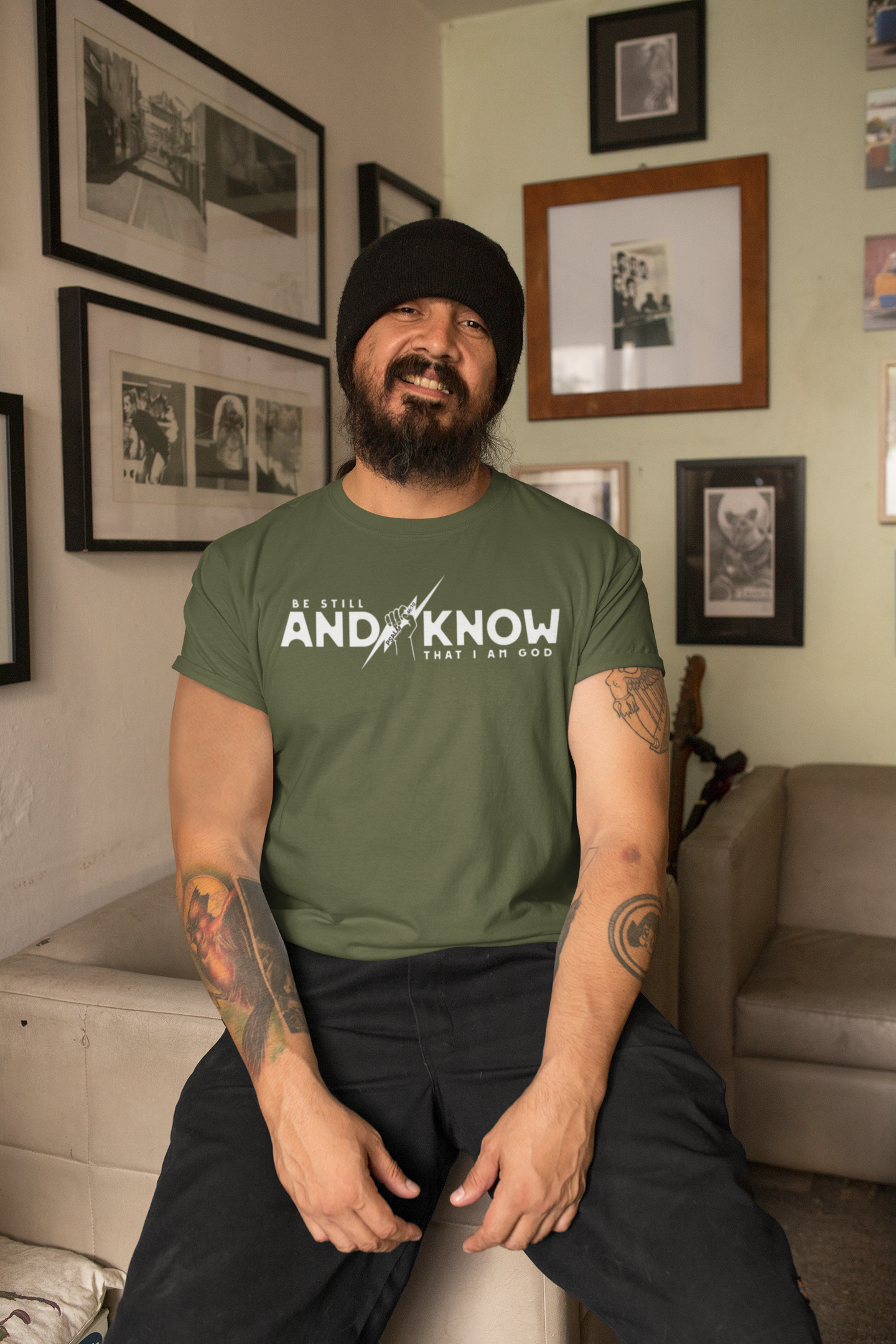 Be Still and Know – Faded Strength Tee