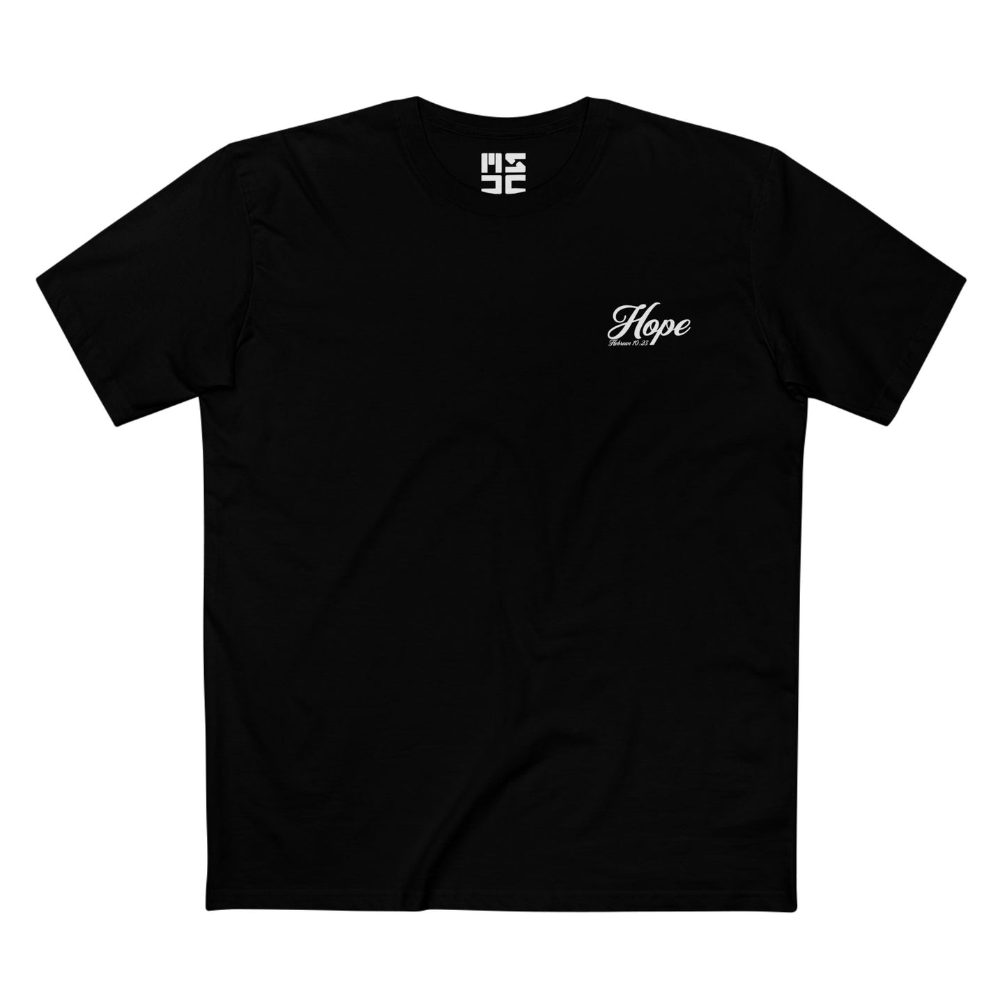 "Hope" Christian T-Shirt – Hebrews 10:23 | Faith-Based Apparel
