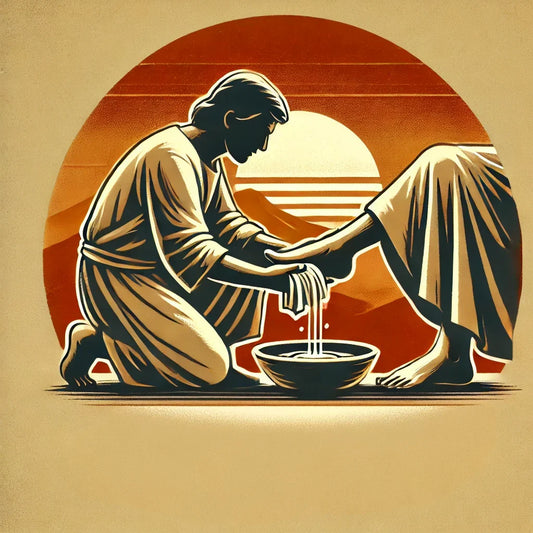 servant heart as taught by Jesus while washing the disciples feet