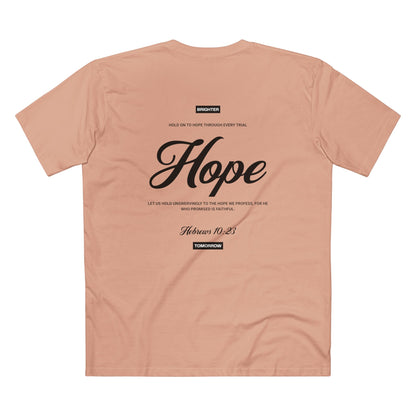 "Hope" Christian T-Shirt – Hebrews 10:23 | Faith-Based Apparel