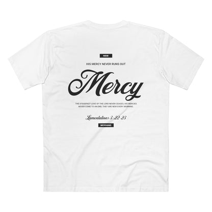 "Mercy" Christian T-Shirt – Lamentations 3:22–23 | New Every Morning