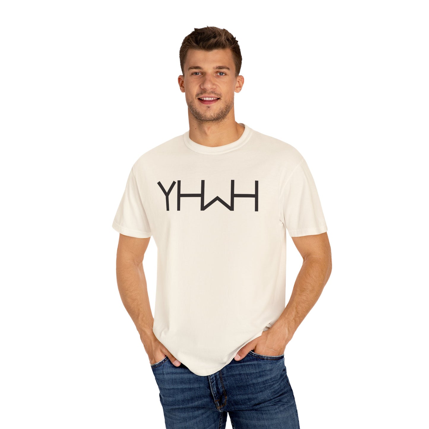 YHWH Unisex Luxury T-Shirt – Faith Meets Style