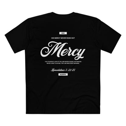 "Mercy" Christian T-Shirt – Lamentations 3:22–23 | New Every Morning