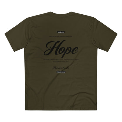 "Hope" Christian T-Shirt – Hebrews 10:23 | Faith-Based Apparel
