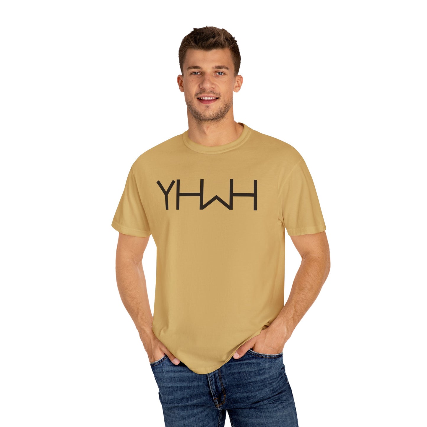 YHWH Unisex Luxury T-Shirt – Faith Meets Style