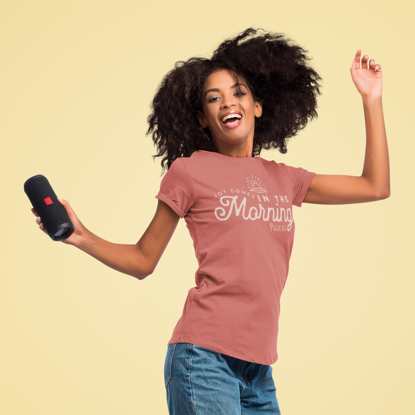 Joy Comes In the Morning – Retro Faded T-Shirt