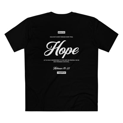 "Hope" Christian T-Shirt – Hebrews 10:23 | Faith-Based Apparel