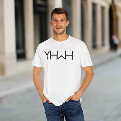 YHWH Unisex Luxury T-Shirt – Faith Meets Style